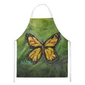 NEW Monarch Glover Fly Butterfly Apron Cooking Kitchen Server Baking Crafts Gardening for Adult Women Men, Unisex, Large, Multicolor